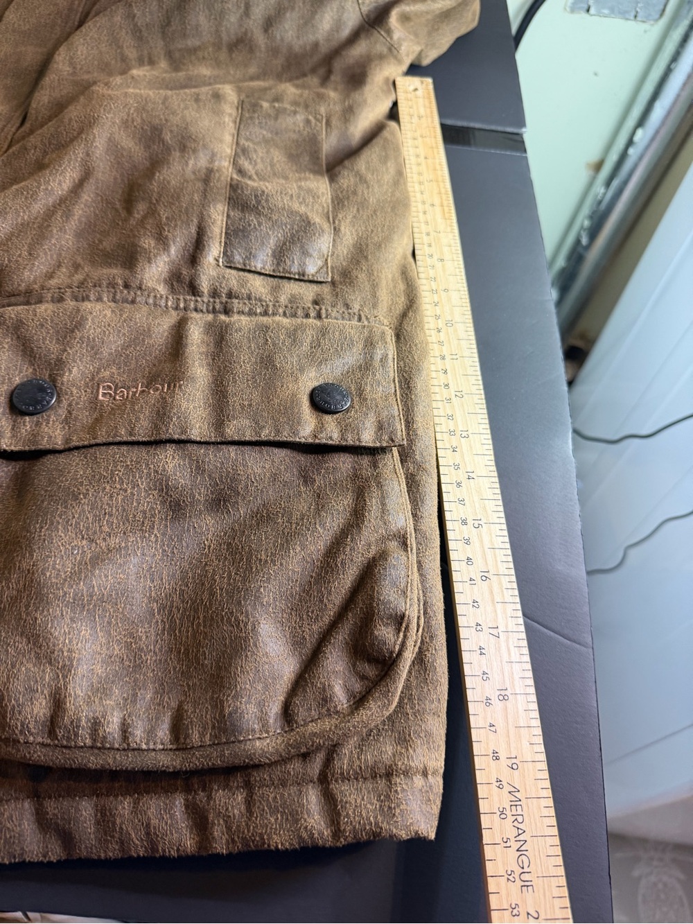 Barbour Weathered Utility Field Jacket Brown Men’s M Waterproof - Picture 15 of 16